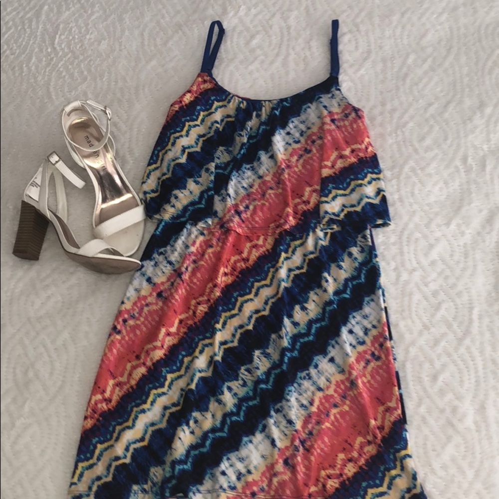 Blue Pattern Dress